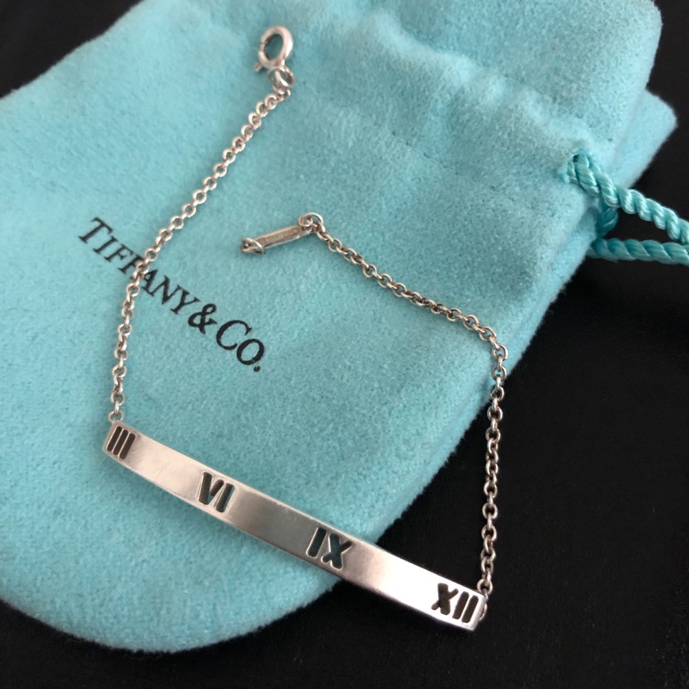 Tiffany & Co. Sterling Silver Atlas Bar Bracelet